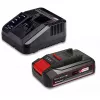 Einhell TE-CD 18/2 Li-i +22 akumulátorová príklepová vŕtačka-skrutkovač 18 V, 1250 ot./min, vrátane 2,5 Ah akumulátora, nabíjačky a kufríka, červená/čierna