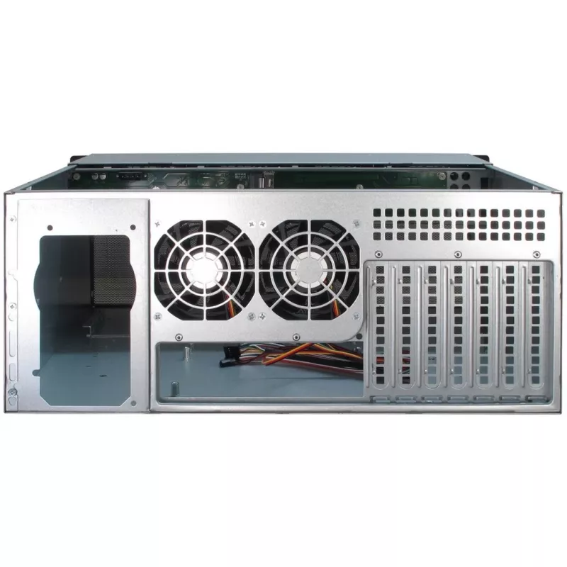 Serverová skriňa Inter-Tech 4U-4408 Rack čierna, strieborná