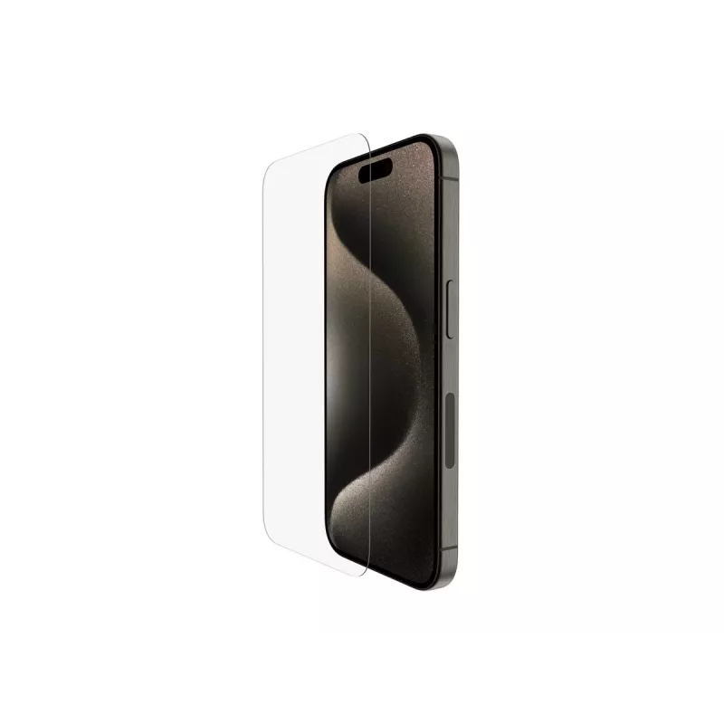 Belkin | ScreenForce Pro | UltraGlass2 antimikrobiálna ochrana displeja | Apple | pre iPhone 15 Pro | sklo | transparentná | číra ochrana displeja