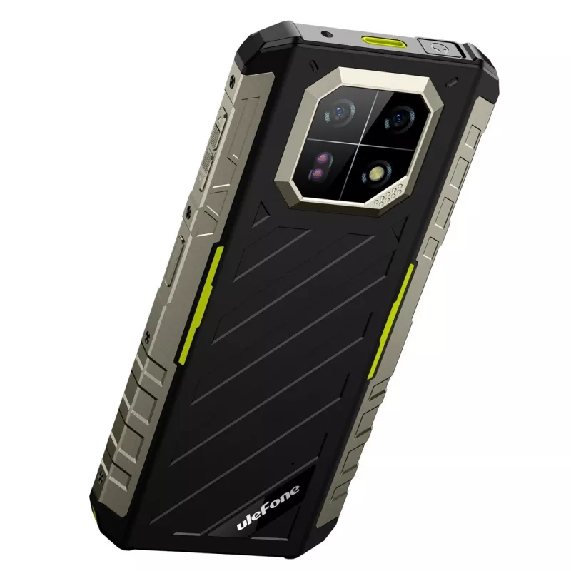 Robustný smartphone UleFone Armor 22 4G, 9 GB RAM, 128 GB úložisko, IP69K, zelená