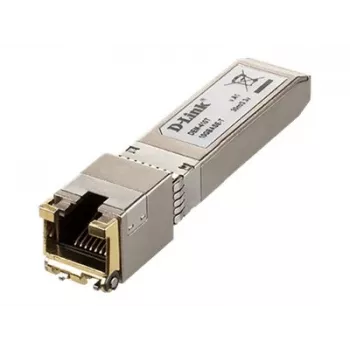 D-Link SFP+ 10GBASE-T medený transceiver, meď, 10000 Mbit/s, SFP+, T, 30 m, 10 Gigabit Ethernet