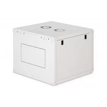 Nástenný 19-palcový rack DIGITUS Dynamic-N DN-37106 — 9U, 600x600 mm, IP20, zámok na kľúč