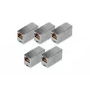 RJ45 modulárna spojka Digitus DN-93901-5 5 ks pozlátená strieborná