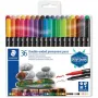 Staedtler 3187 TB36 sada obojstranných fixiek, 36 ks, rôzne farby