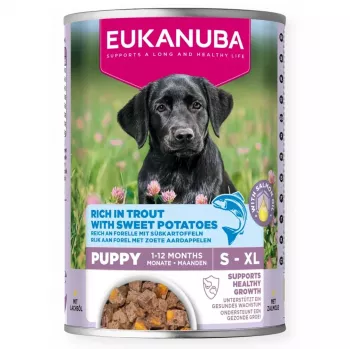 EUKANUBA krmivo pre psov konzerva šteňa dospelý, 400 g