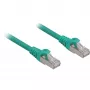 Sieťový kábel Sharkoon Cat.6a SFTP RJ-45 Cat6a 1,5 m zelený