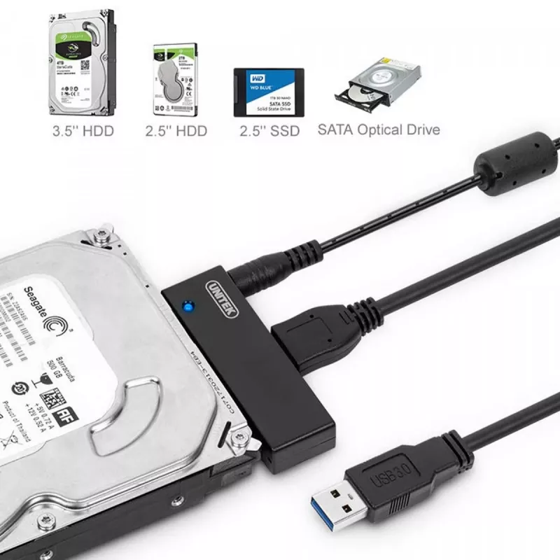 Rozširujúca karta Unitek Y-1039, USB kábel v balení, 5 Gbit/s, čierna, Plug-and-Play