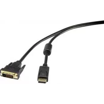 Renkforce RF-3301142 video kábel adaptér 1 m DisplayPort DVI-D čierny (RF-3301142)