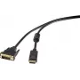 Renkforce RF-3301142 video kábel adaptér 1 m DisplayPort DVI-D čierny (RF-3301142)