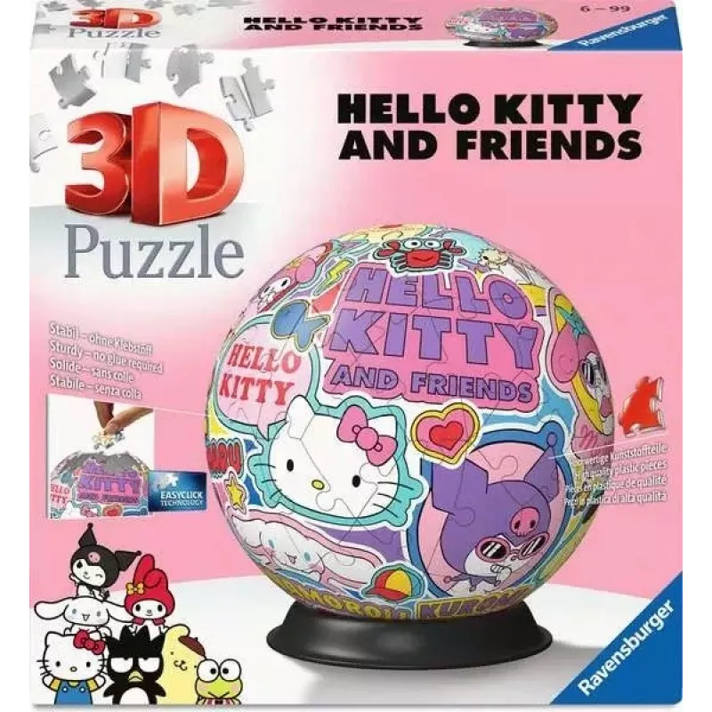 Puzzle Ravensburger Hello Kitty 72 dielov odporúčaný vek 6 až 99