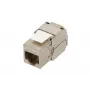 Extralink Keystone CAT6A STP RJ45 uhlový kovový keystone modul, jeden port