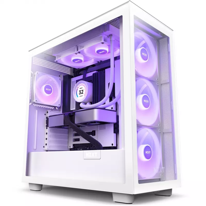 All-in-One kvapalinový chladič NZXT Kraken Elite 240 RGB 12 cm biely