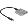 DeLOCK 91006 čítačka kariet sivá SD USB Type-C 10000 Mbit/s