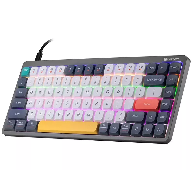 Mechanická klávesnica Tracer FINA 84 sivá (Outemu Red Switch) TRAKLA47279