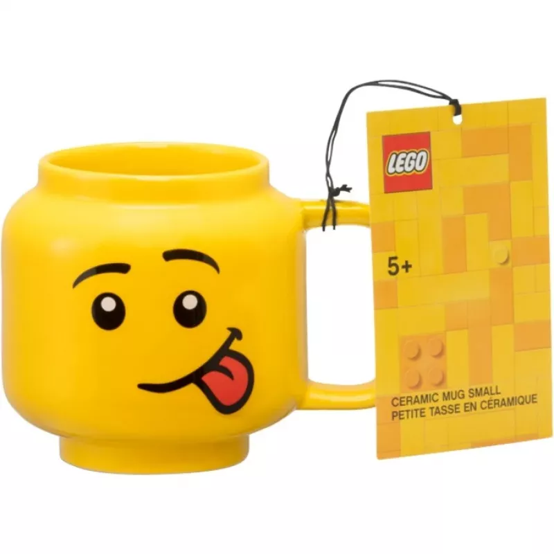 LEGO EYZ65827 malý keramický hrnček s veselou tvárou 255 ml