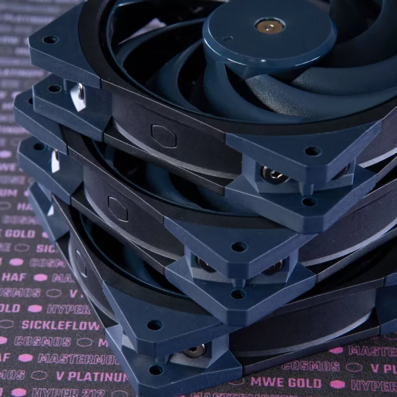 Ventilátor Cooler Master Mobius 120 OC 12 cm čierny 3 rýchlosti 3200 RPM