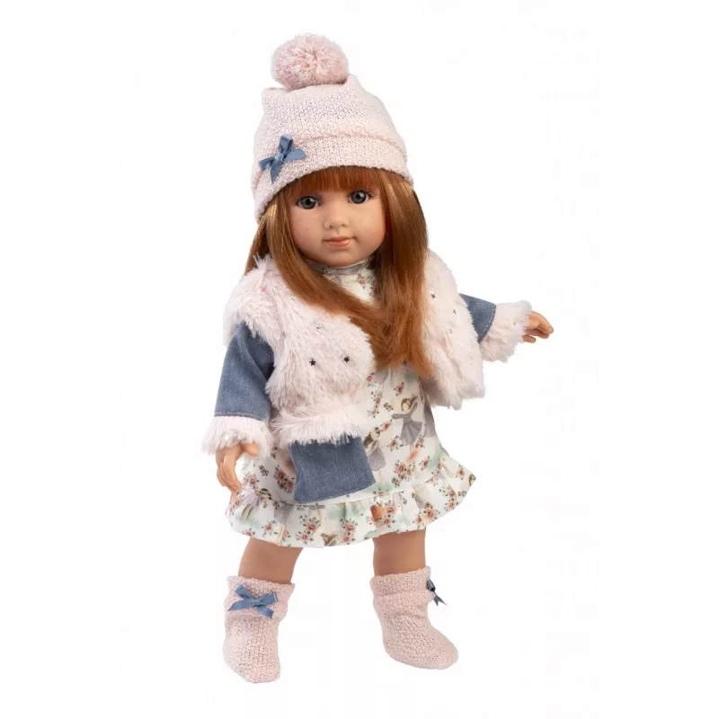 Bábika Llorens Nicole 35 cm – realistické črty, mäkké telo, bábika