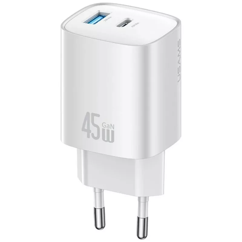 Nabíjačka T66 45W GaN CC290 USB-A + USB-C