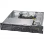Super Micro Supermicro SC825M BTQC-R802WB - Rack - rack-montovateľný - 2U - vylepšené, rozšírené ATX - SATA/SAS - Hot-Swap 800 Watt - čierna (CSE-825MBTQC-R802WB)