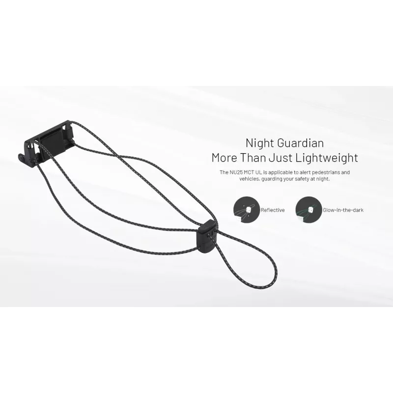 Čelová lampa Nitecore NU25 MCT UL nabíjateľná ľahká 400 lm viacfarebná teplota