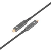 Hybridný USB-C video kábel TB AKTBXIACCOP500B 4K, dĺžka 5 m