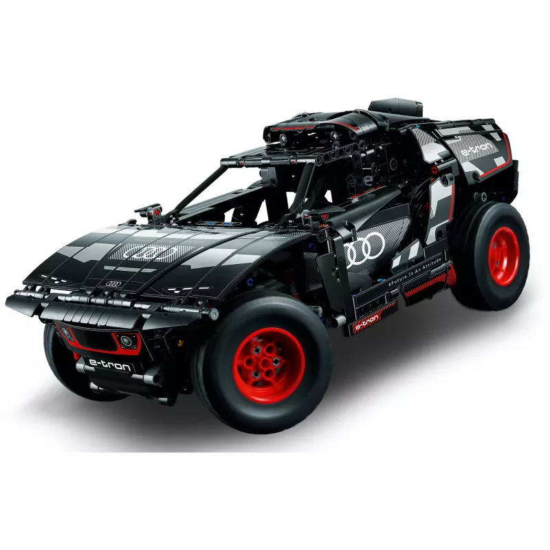 LEGO Technic stavebnica modelu terénneho vozidla Audi RS Q e‑tron 42160 — 914 dielov, odporúčaný vek 10+