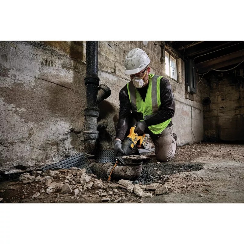 DEWALT DCS389NT recipročná píla FlexVolt 54V TSTAK čierna, žltá