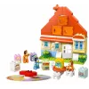 Stavebná hračka LEGO Bluey Rodinný dom s pamäťovou hrou 10459 — 83 dielov, 3 minifigúrky, vek 3+