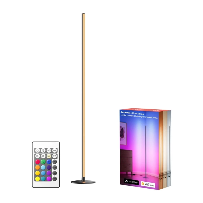 Inteligentná stojacia lampa SwitchBot W1702100 s nastaviteľnou svetlosťou a diaľkovým ovládaním