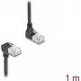 Sieťový kábel DeLOCK RJ45 Cat.6A 1 m čierny