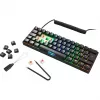 Sharkoon SGK50 S4 klávesnica herná USB AZERTY francúzska čierna 60% RGB LED