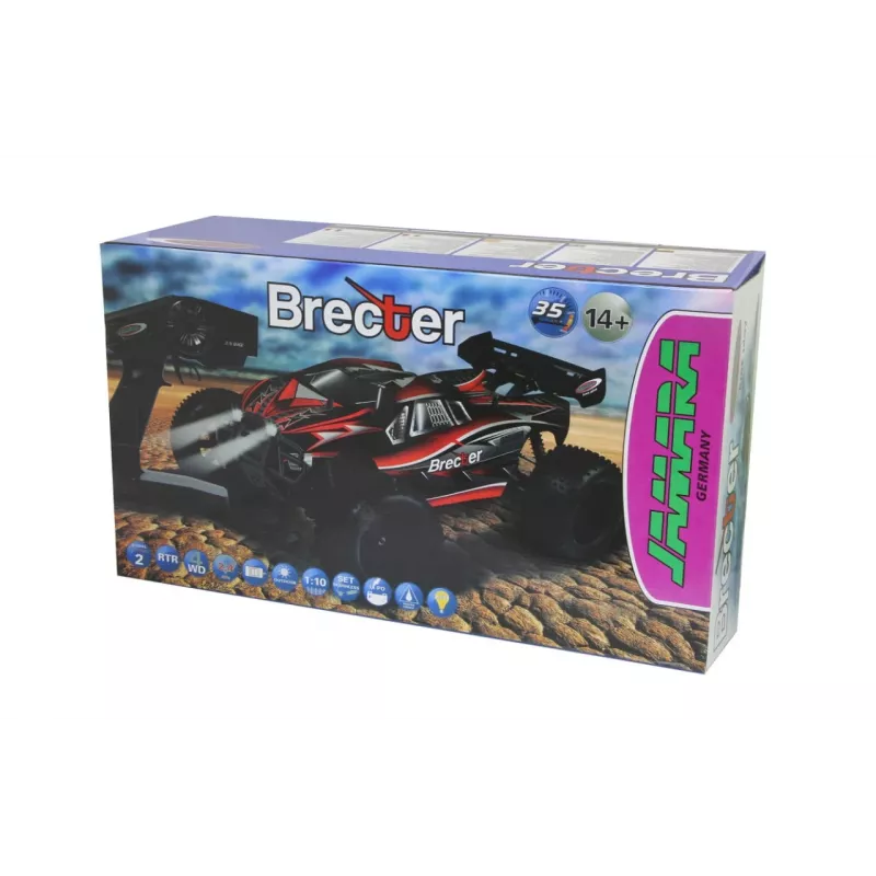 JAMARA Brecter Truggy, truggy, 1:10, 14 rokov, 5000 mAh, 2,26 kg