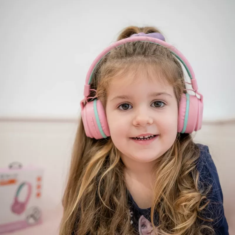 Slúchadlá Tellur Buddy Bluetooth over-ear ružové