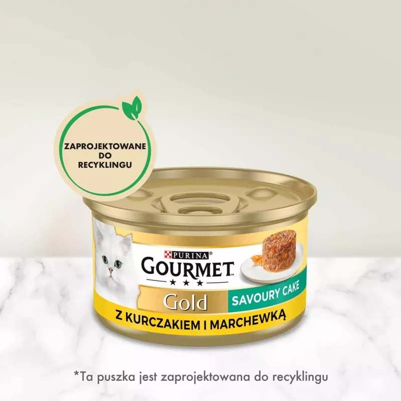 GOURMET GOLD - lahodná paštéta s kuracím mäsom a mrkvou 85g