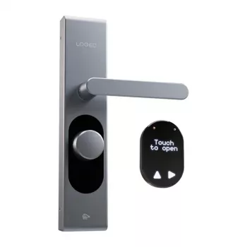 Inteligentný zámok dverí Shelly LOQED Touch nehrdzavejúca oceľ bezklúčový vstup, ovládanie touchpadom, integrácia do smart home