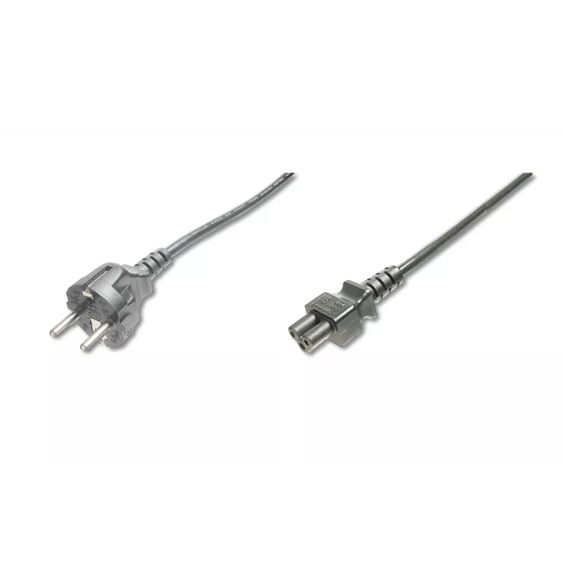 Assmann napájací kábel. Schuko - C5 M/W. 1,2 m. H05VV-F3G 0,75 mm². modrý (AK-440115-012-S)