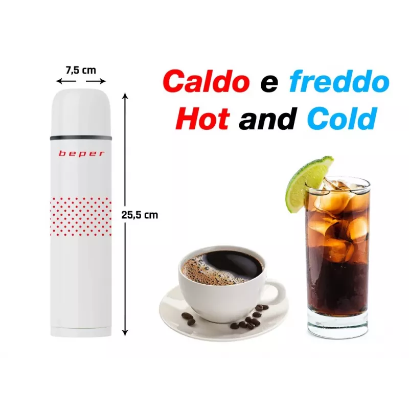 Elektrická kanvica Beper BI.504 500 ml, nehrdzavejúca oceľ, 2200 W