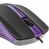 USB káblová myš, 3 tlačidlá, pogumovaný povrch