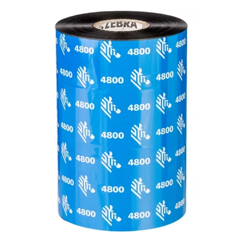 Zebra 4800 živicová termotransferová páska 450 m čierna