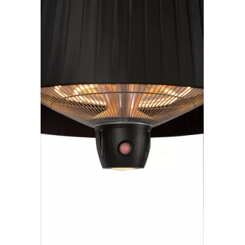 Infračervené vykurovanie SUNRED ARTIX C-HB, 1500 W, čierne, IP24 pre exteriér