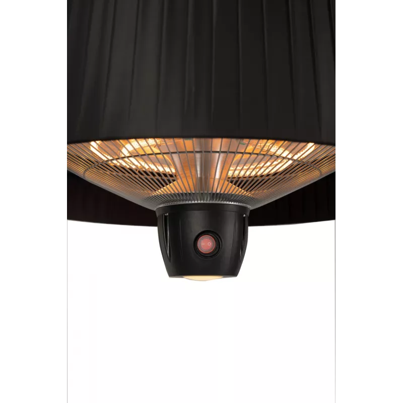 Infračervené vykurovanie SUNRED ARTIX C-HB, 1500 W, čierne, IP24 pre exteriér