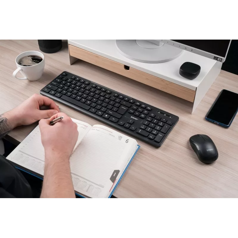 Savio KB-02 klávesnica Home/Office USB QWERTY čierna