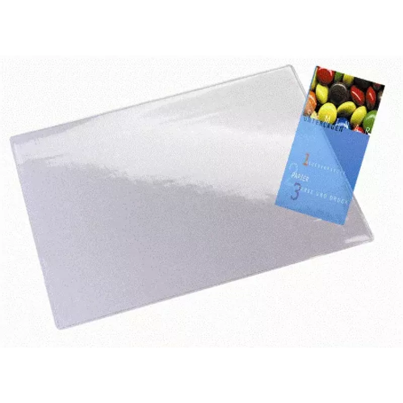 Leitz Plus podložka na stôl, transparentná, polyvinylchlorid (PVC), 650 mm, 500 mm, 1 kus