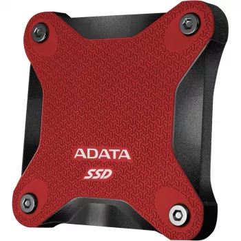 Externý SSD ADATA SD620 1 TB, prenosný USB 3.2 Gen 2 (Micro-USB B), rýchlosť čítania 520 MB/s, rýchlosť zápisu 460 MB/s, nárazuvzdorný, červený