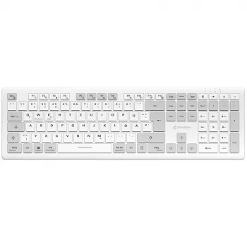 Sharkoon OfficePal K30W biela DE-layout Rubberdome