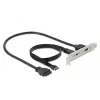 Slotový plech DeLOCK 89934 s 1 x USB Type-C a 1 x USB Type-A konektorom