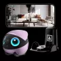 EnaBot Ebo Air 2 Plus domáci mobilný monitorovací robot s AI kamerou fialová