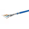 Sieťový kábel Metz Connect 1308427B34145 Cat7a S/FTP modrý 100m