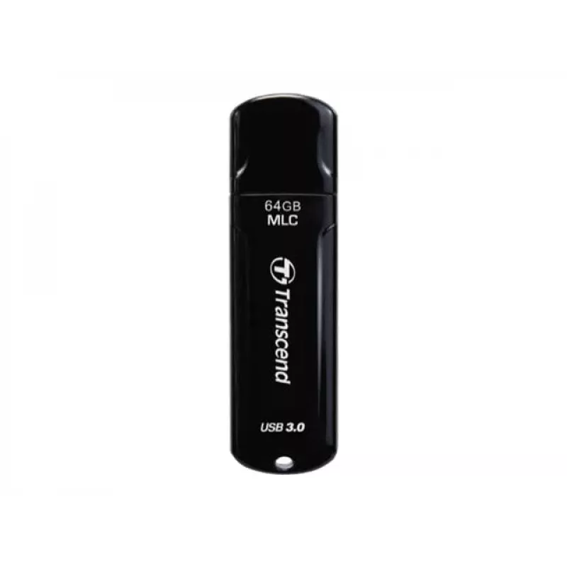 Transcend JetFlash 750 Endurance Series TS64GJF750K USB kľúč, 64 GB, USB 3.1 Gen 1, MLC, klavírna čierna