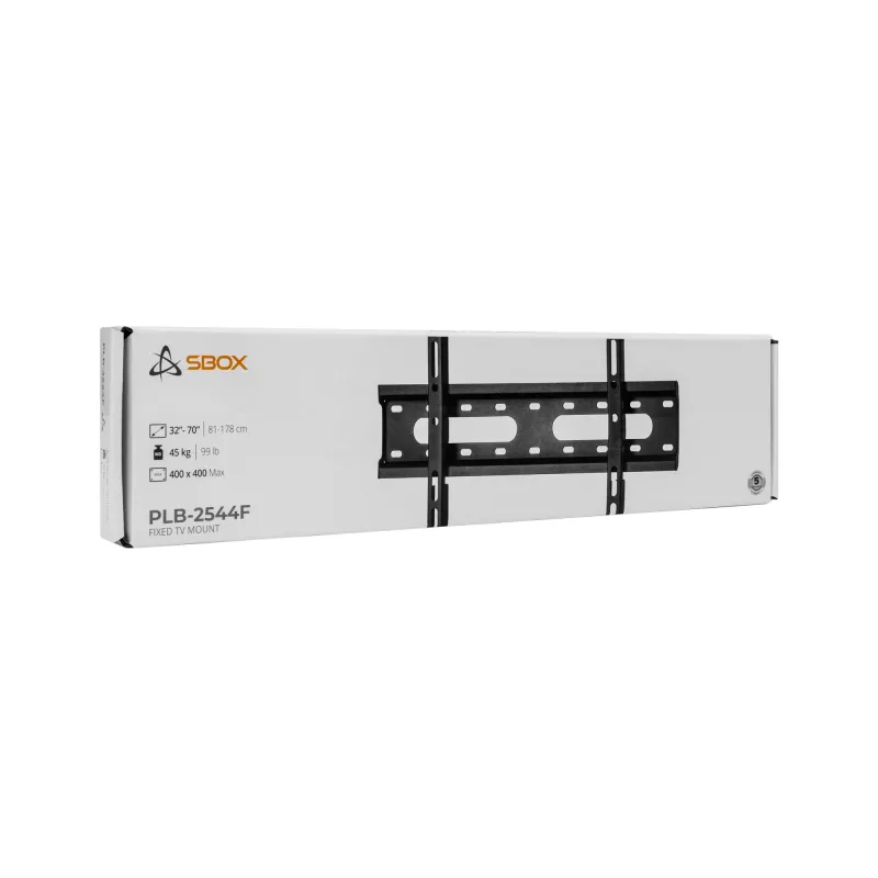 Nástenný držiak na TV SBOX PLB-2544F-2 pre 32–70 palcové televízory, do 45 kg, VESA 400x400